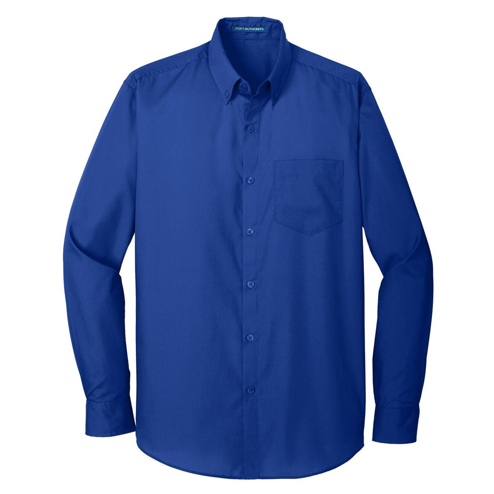 Port Authority® Tall Long Sleeve Carefree Poplin Shirt