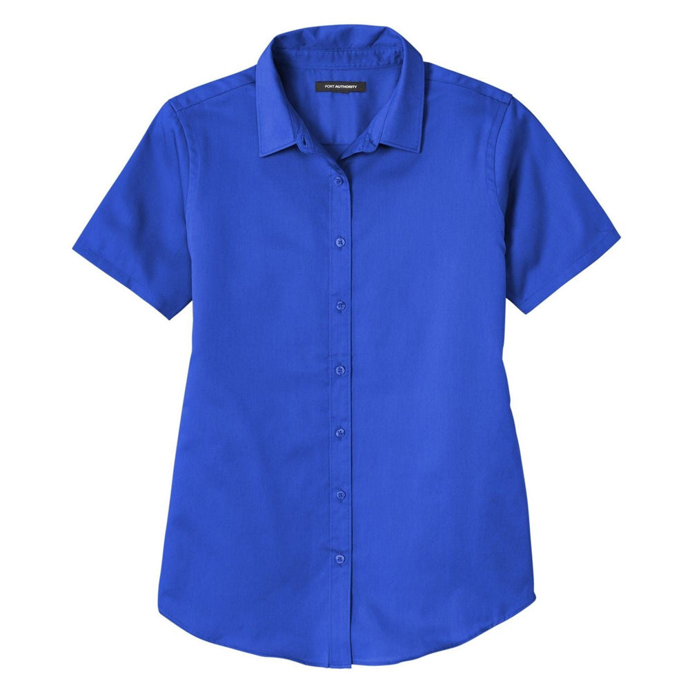 Port Authority® Ladies Short Sleeve SuperPro React®Twill Shirt
