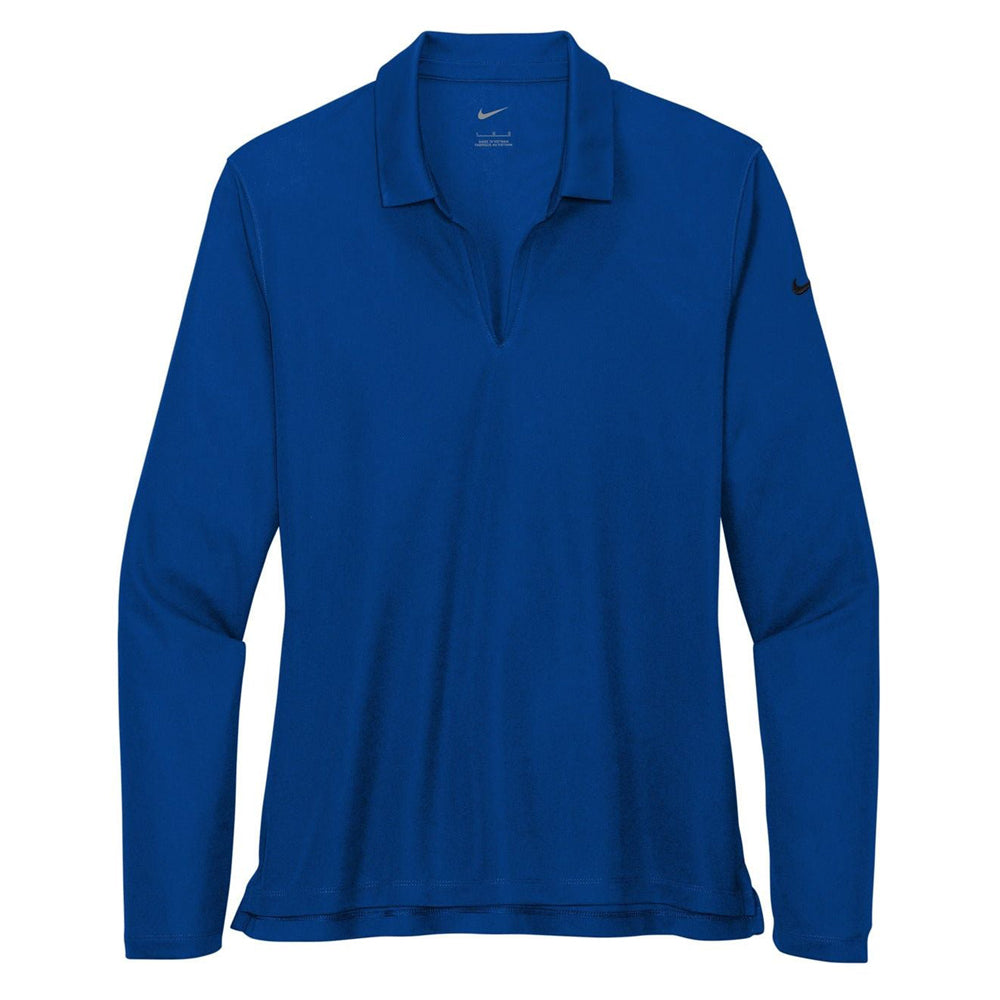 Nike Ladies Dri-FIT Micro Pique 2.0 Long Sleeve Polo