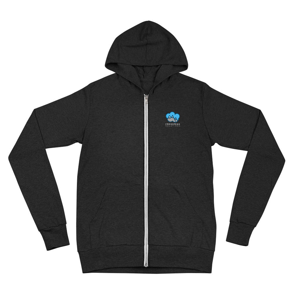 Unisex zip hoodie