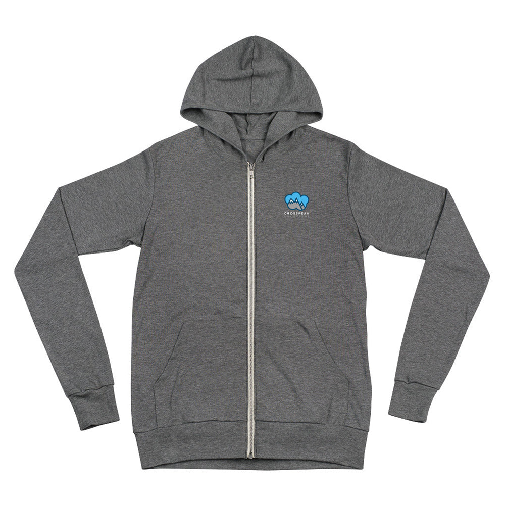 Unisex zip hoodie
