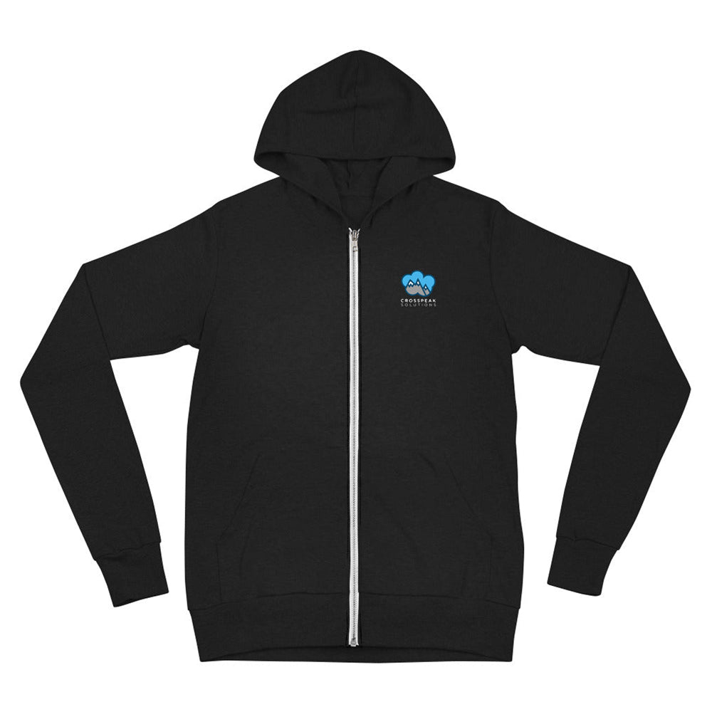 Unisex zip hoodie