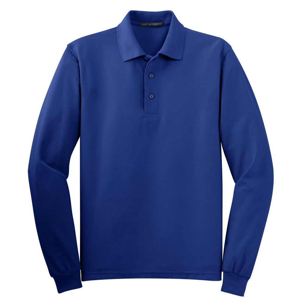 Port Authority® Silk Touch™ Long Sleeve Polo
