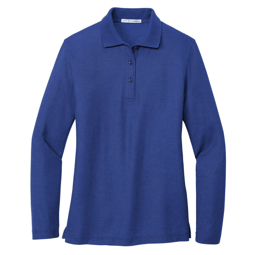 Port Authority® Ladies Silk Touch™ Long Sleeve Polo