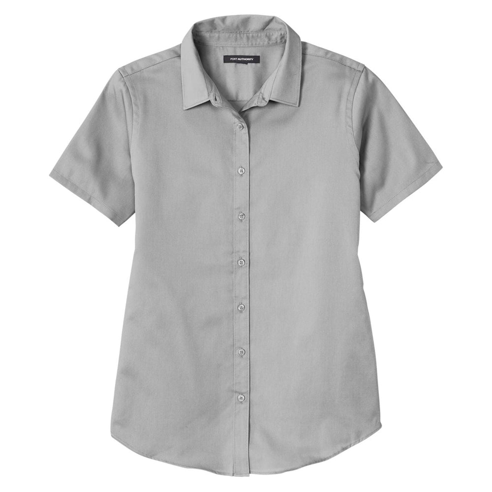 Port Authority® Ladies Short Sleeve SuperPro React®Twill Shirt
