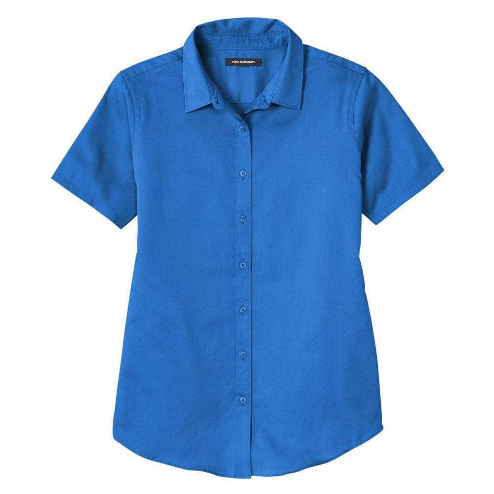 Port Authority® Ladies Short Sleeve SuperPro React®Twill Shirt