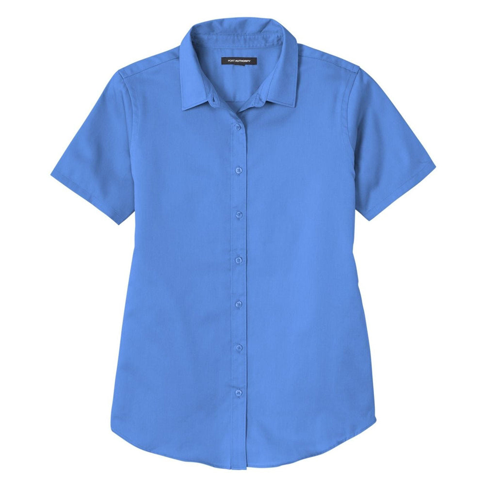 Port Authority® Ladies Short Sleeve SuperPro React®Twill Shirt