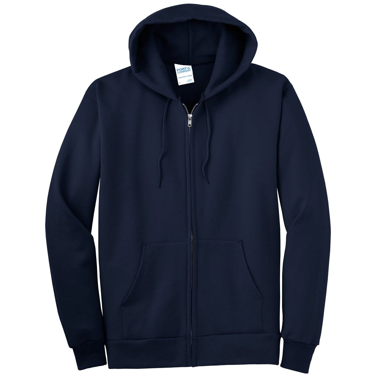 Port & Company® Tall Essential Fleece Full-Zip Hooded Sweatshirt