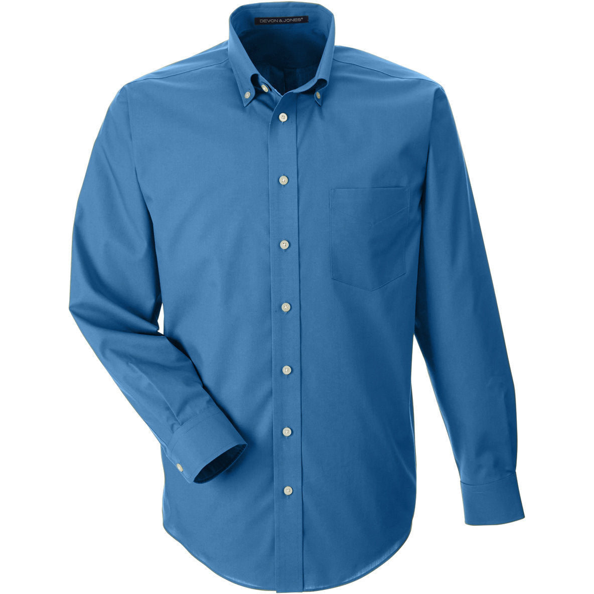 Devon & Jones Men's Crown Collection® Broadcloth Woven Dress Shirt