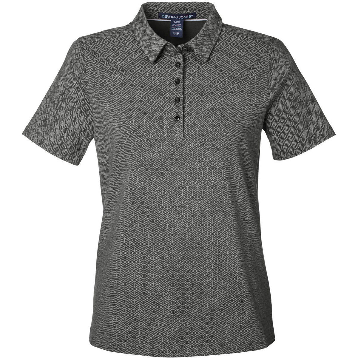 Devon & Jones Women's Crownlux Performance® Geo Polo