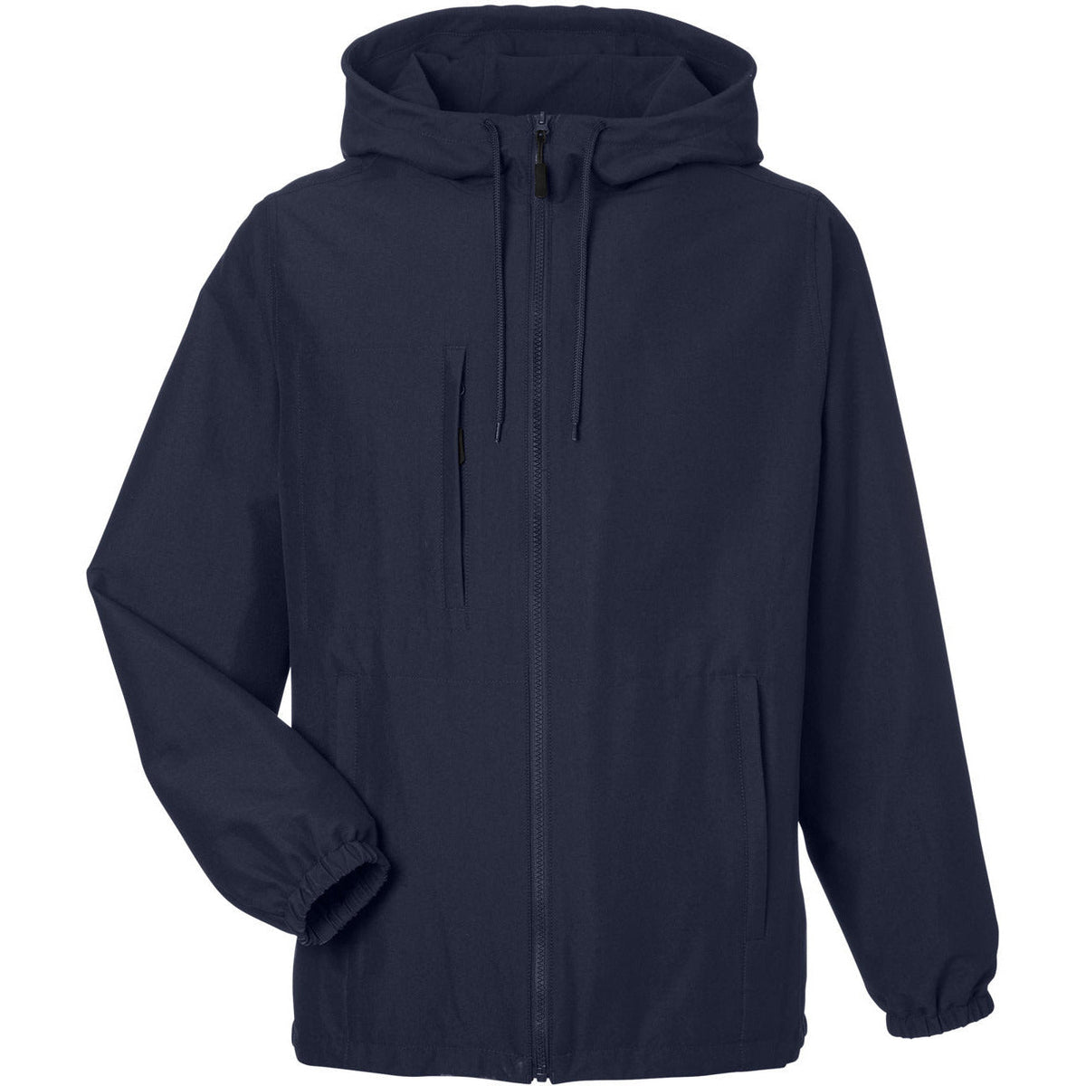 Harriton Unisex Flex Twill Hooded Jacket